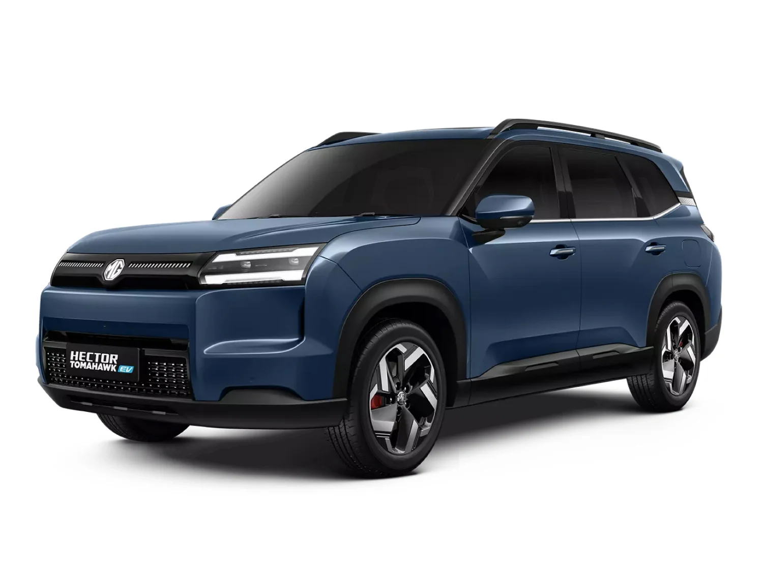 MG Hector Tomahawk EV Celadon Blue